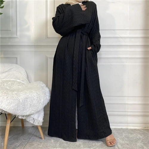 Sweater abaya sale